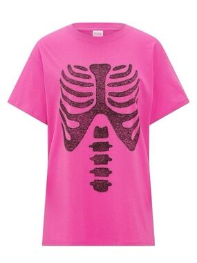 VS PINK Skeleton Bling Campus Tee